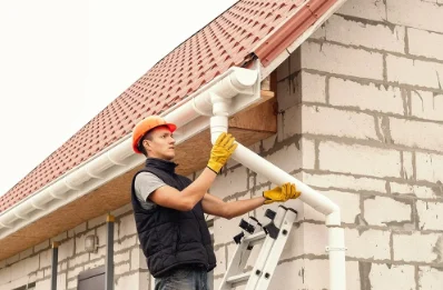 Pose et remplacement de gouttières à Castets